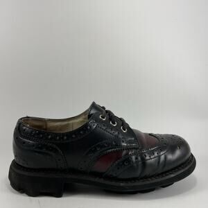 John Fluevog Black and Burgundy Oxfords Michael - Black & Burgundy | | Fluevog Shoes main image 4
